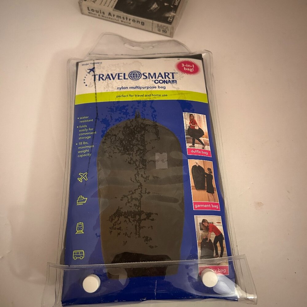 Travel Smart by Conair 3-in-1 Nylon Multipurpose Travel Bag | Duffel Garment Lau